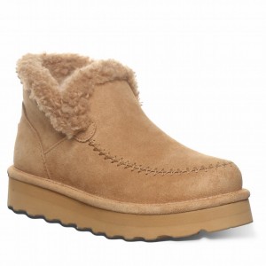 Bearpaw Maeve Platform Lo Donna Stivali Marroni | NVL6236QB