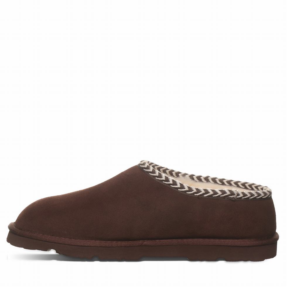 Bearpaw Beau Uomo Pantofole Marroni | WMB2880LS