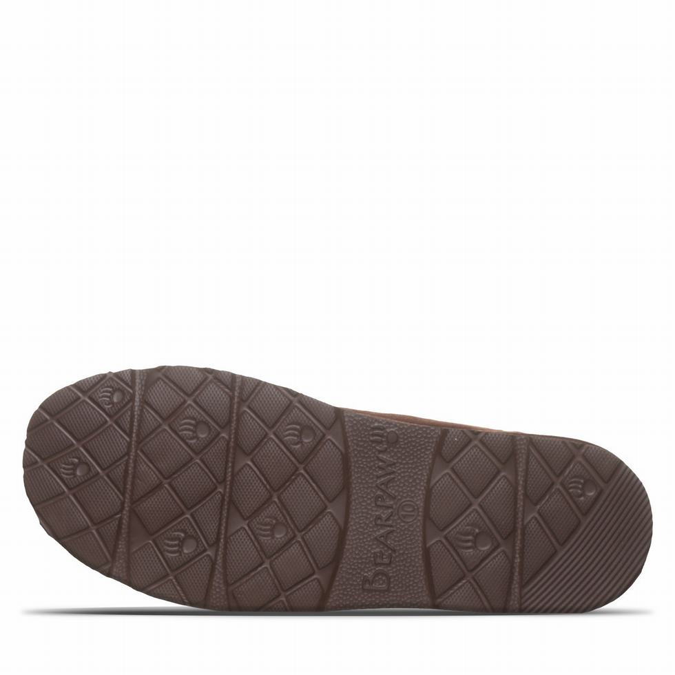 Bearpaw Beau Uomo Pantofole Marroni | WMB2880LS