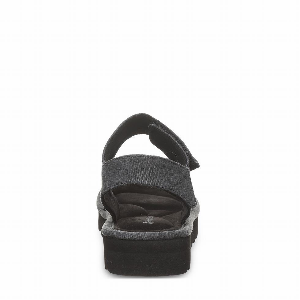 Bearpaw Crest Donna Sandali Nere | JBL7571IG