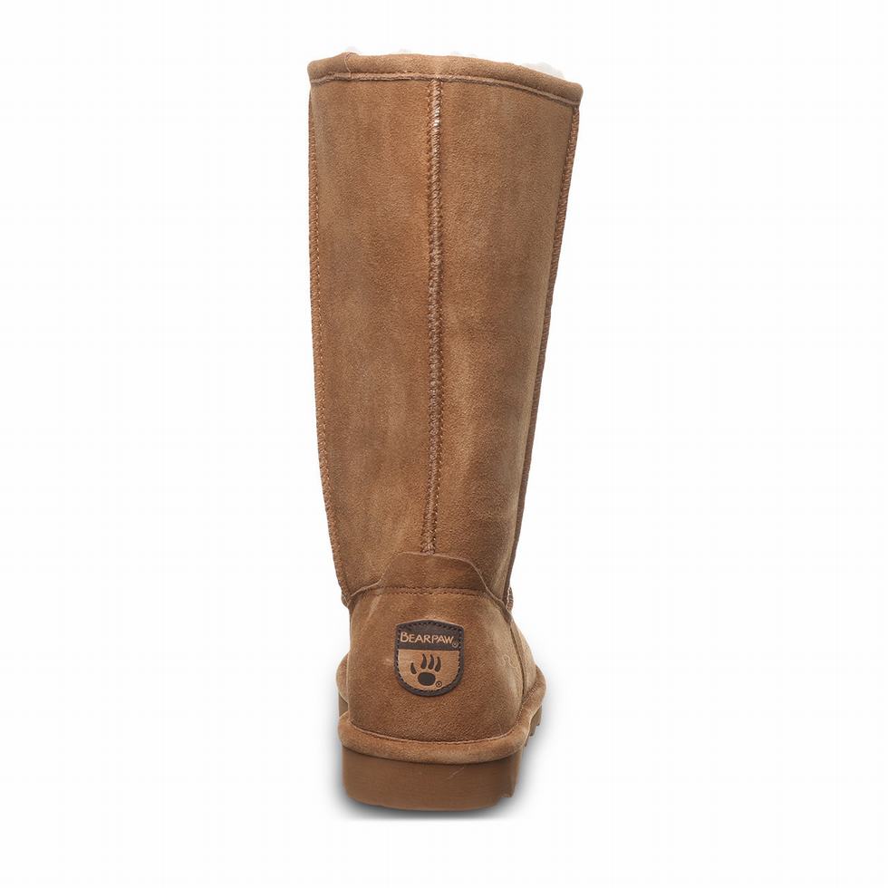 Bearpaw Elle Tall Donna Stivali Marroni | BED5496GY