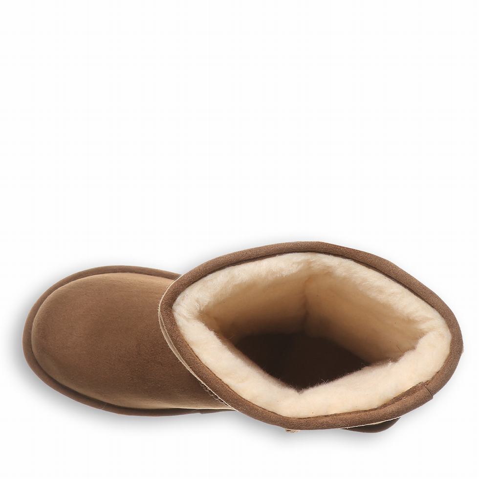 Bearpaw Elle Tall Vegan Donna Stivali Marroni | QJR5313JL
