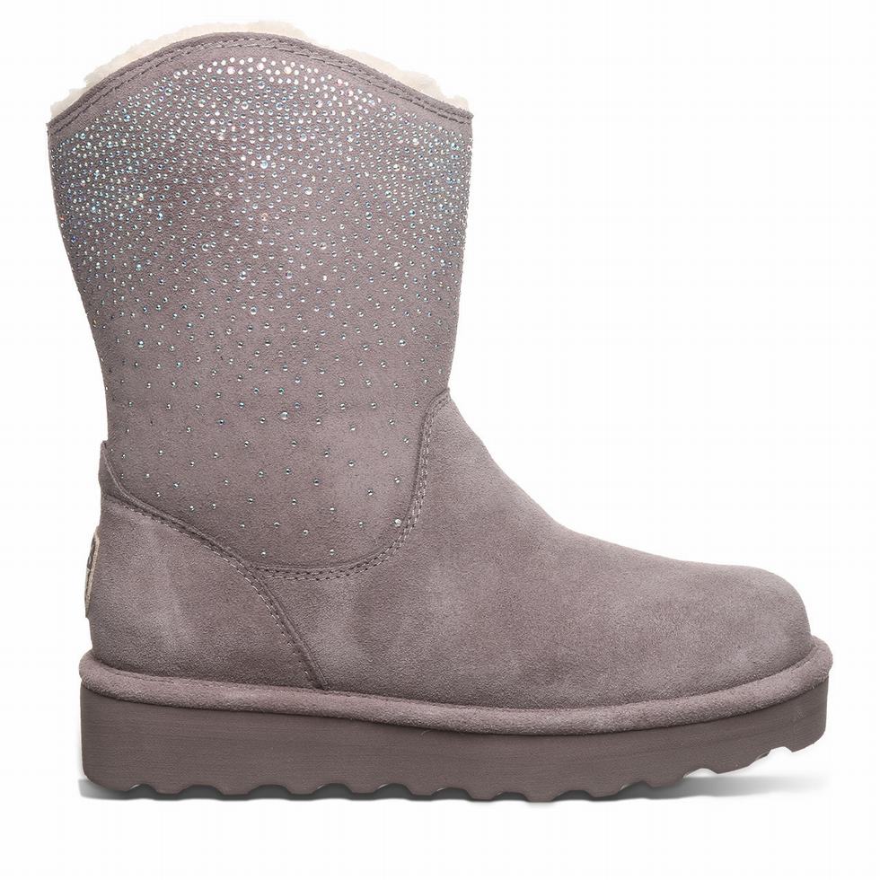 Bearpaw Glam Platform Lo Donna Stivali Grigie | VVL5012KM