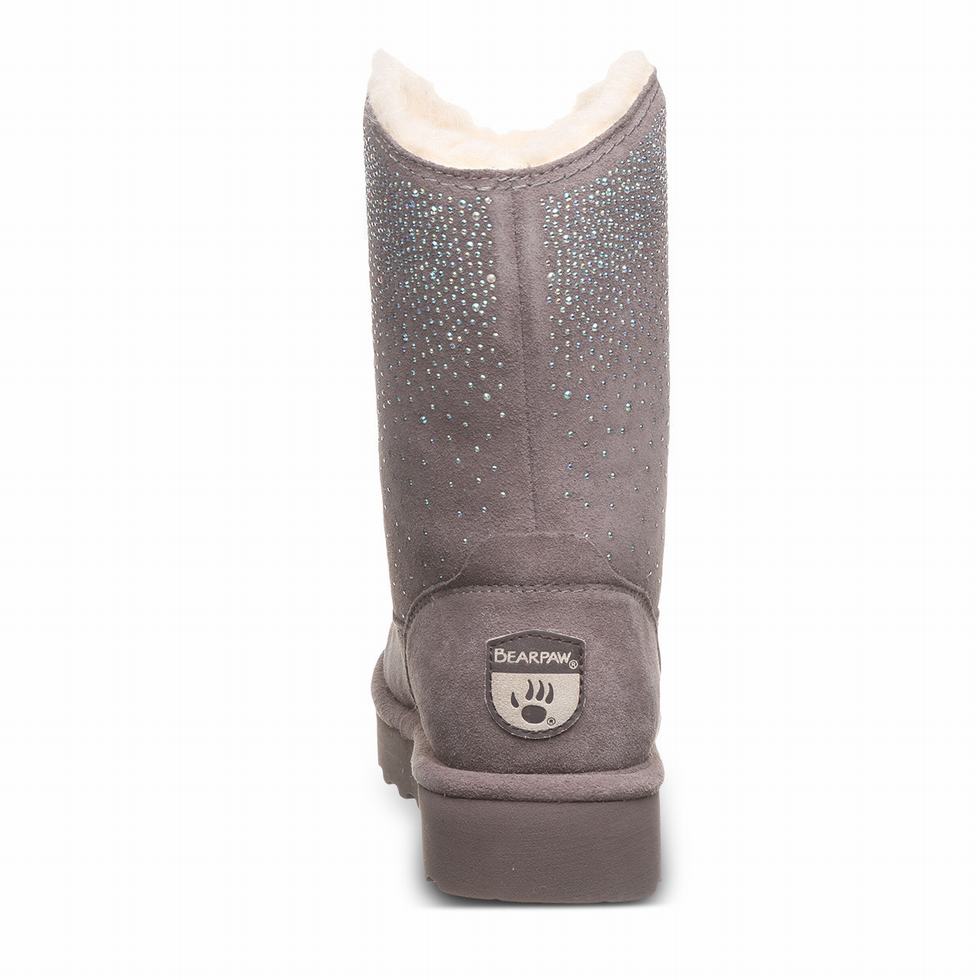 Bearpaw Glam Platform Lo Donna Stivali Grigie | VVL5012KM