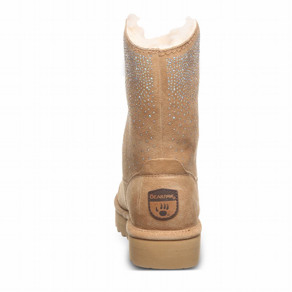 Bearpaw Glam Platform Lo Donna Stivali Marroni | HMH6082EQ
