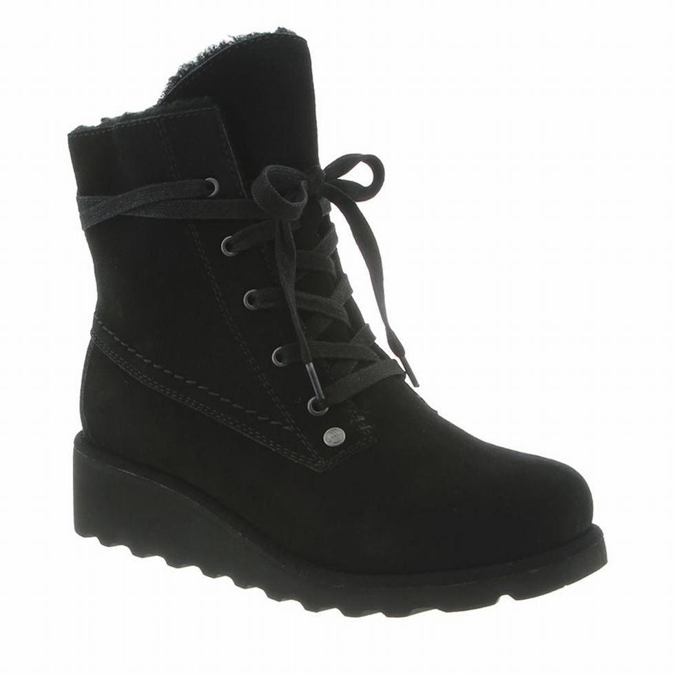 Bearpaw Krista Wide Donna Stivali Nere | JUF5269ZU