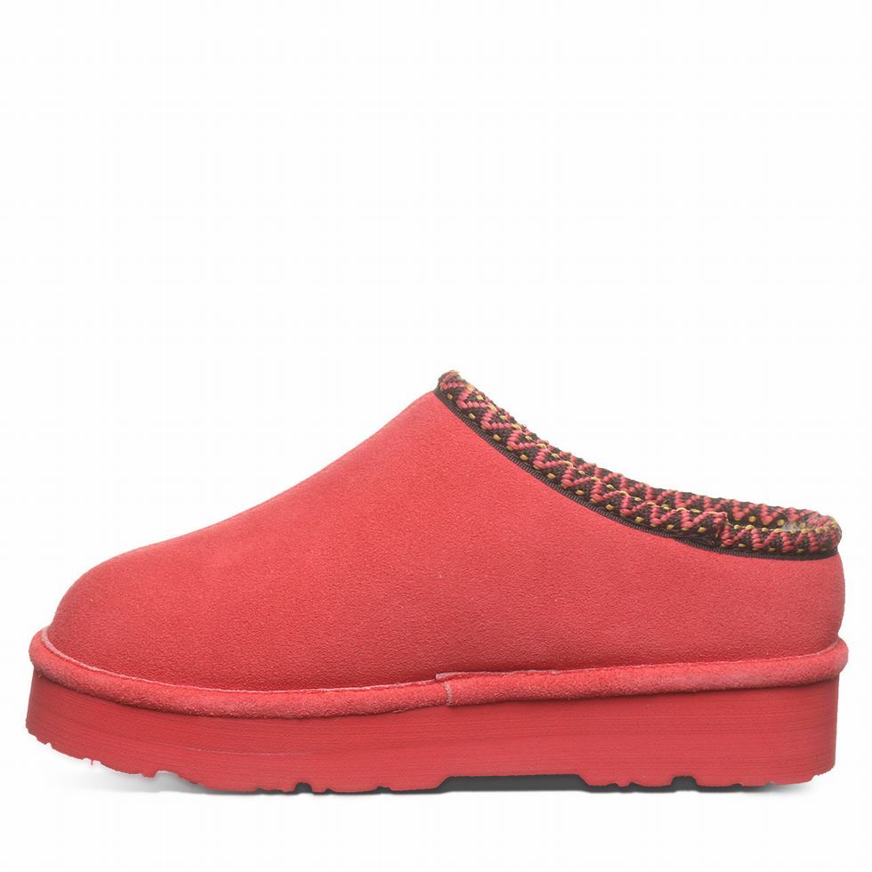 Bearpaw Martis Donna Pantofole Rosse | KEM9332AM