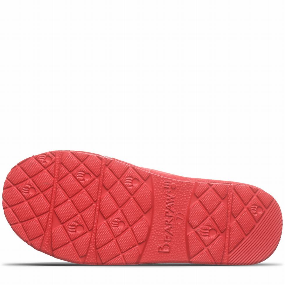 Bearpaw Martis Donna Pantofole Rosse | KEM9332AM