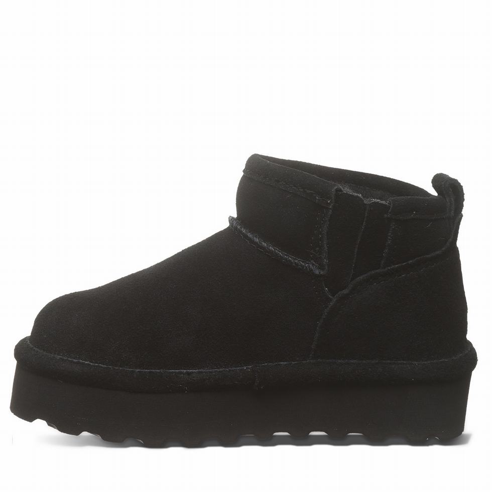 Bearpaw Retro Shorty Youth Bambino Stivali Nere | BNP8688WE