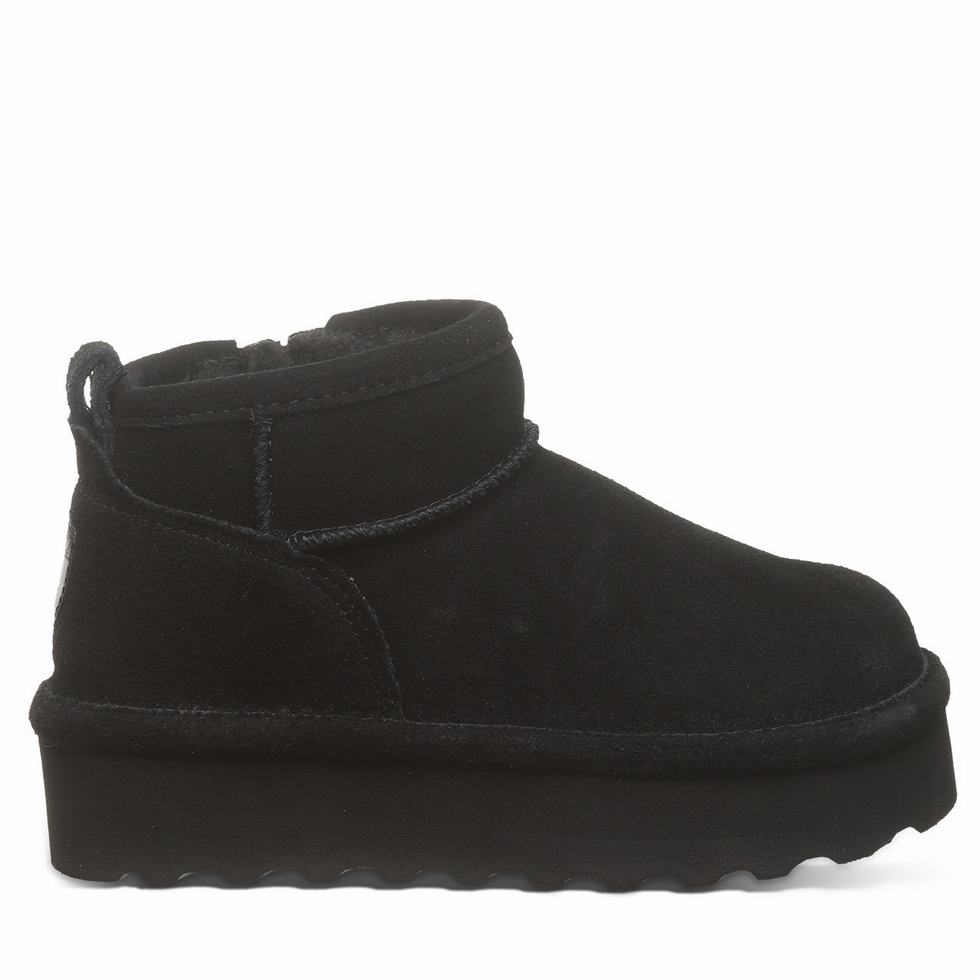Bearpaw Retro Shorty Youth Bambino Stivali Nere | BNP8688WE