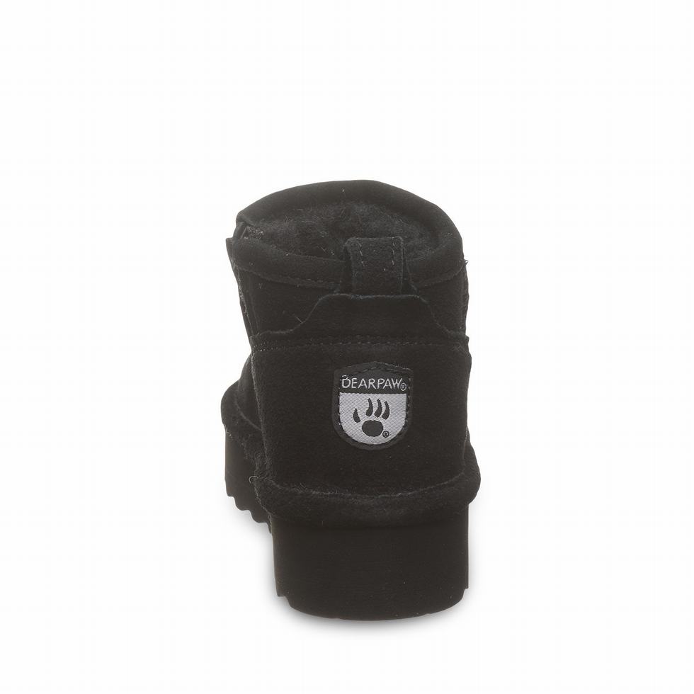 Bearpaw Retro Shorty Youth Bambino Stivali Nere | BNP8688WE