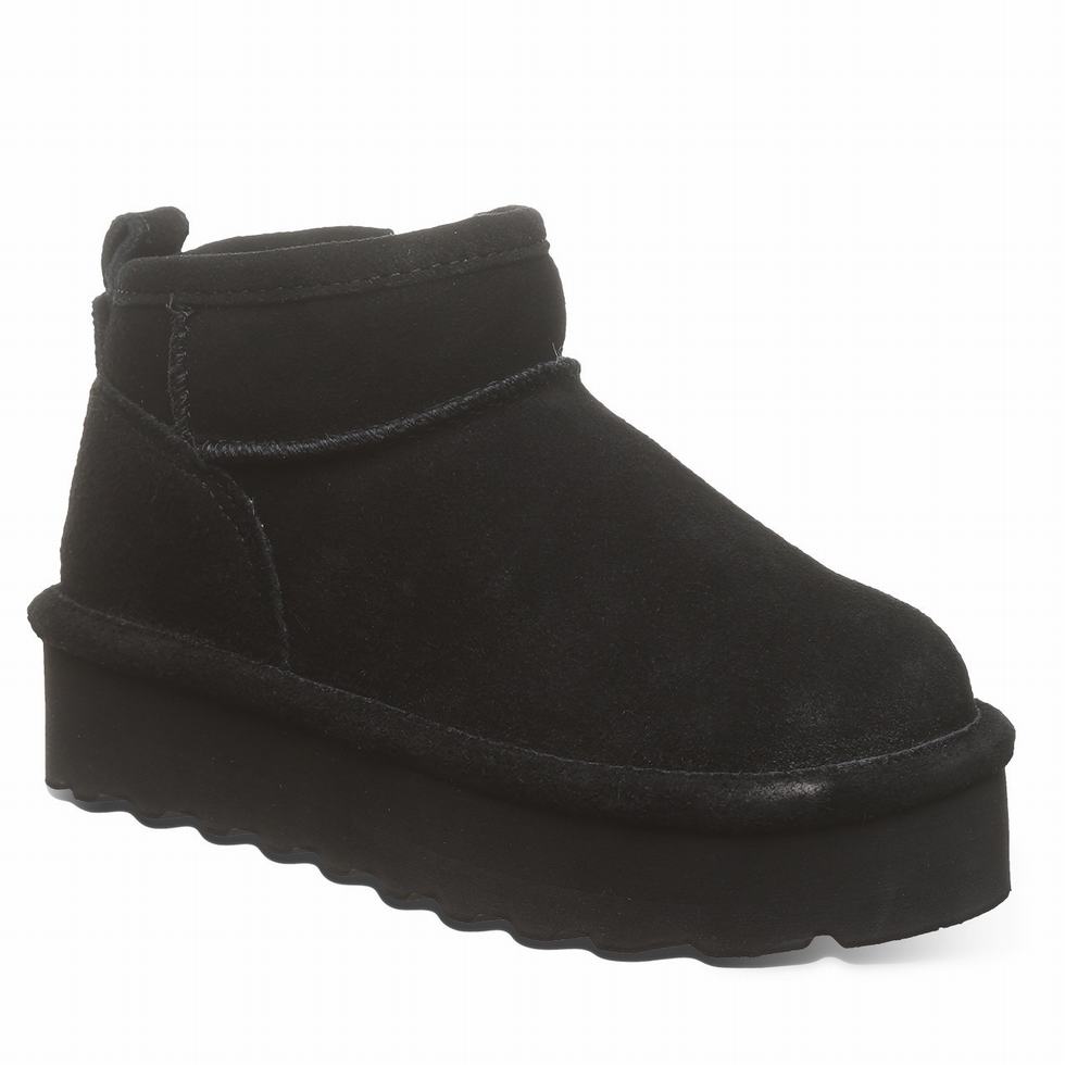 Bearpaw Retro Shorty Youth Bambino Stivali Nere | BNP8688WE