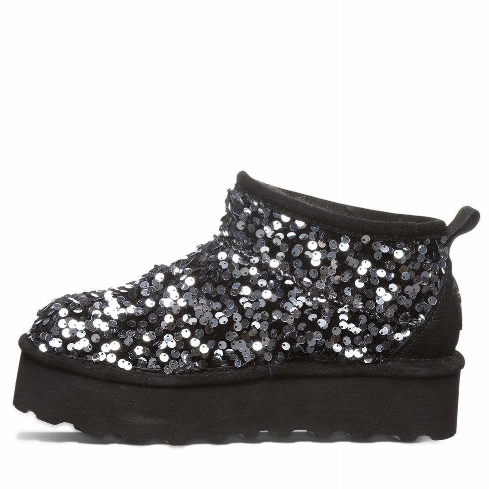 Bearpaw Retro Super Shorty Sequin Donna Stivali Platform Grigie | BMD9825NS