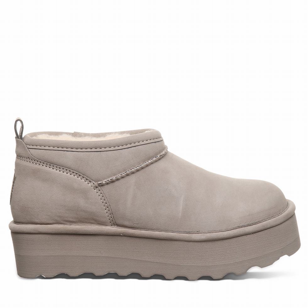 Bearpaw Retro Super Shorty Vegan Donna Stivali Platform Beige | UMH6893CB