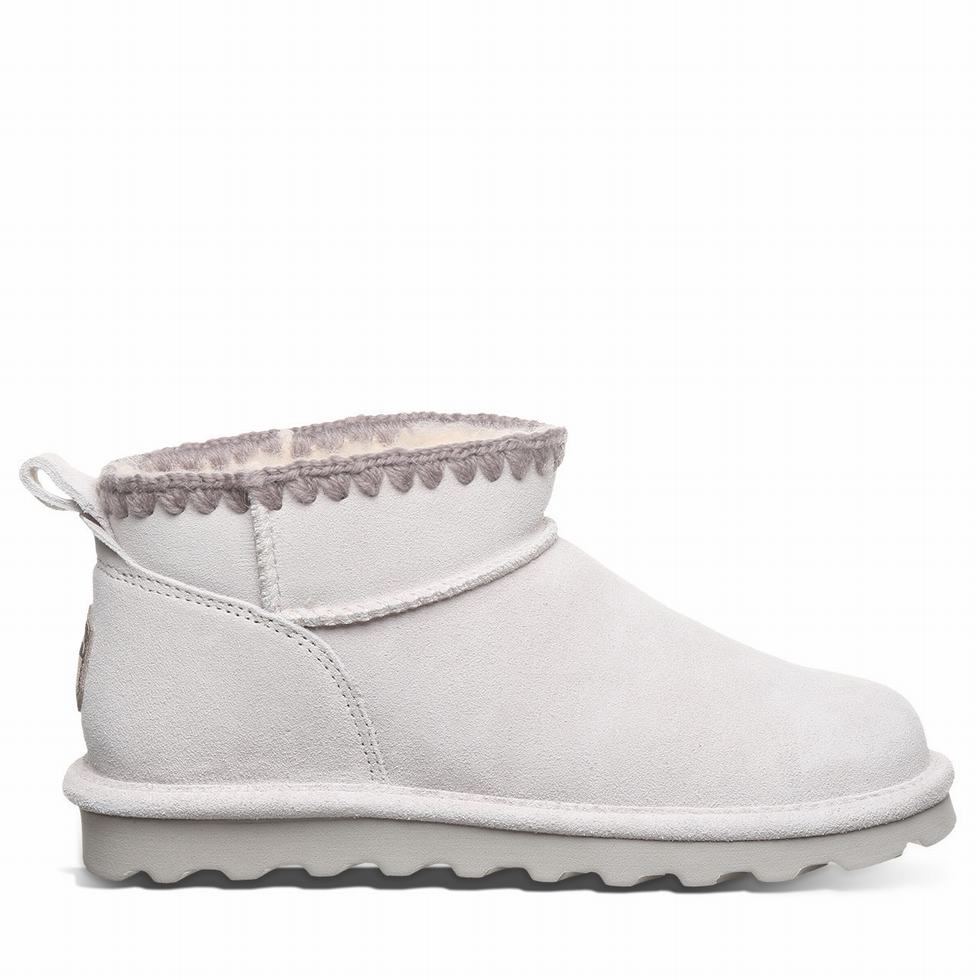 Bearpaw Shorty Crochet Donna Stivali Grigie | XOE729VJ