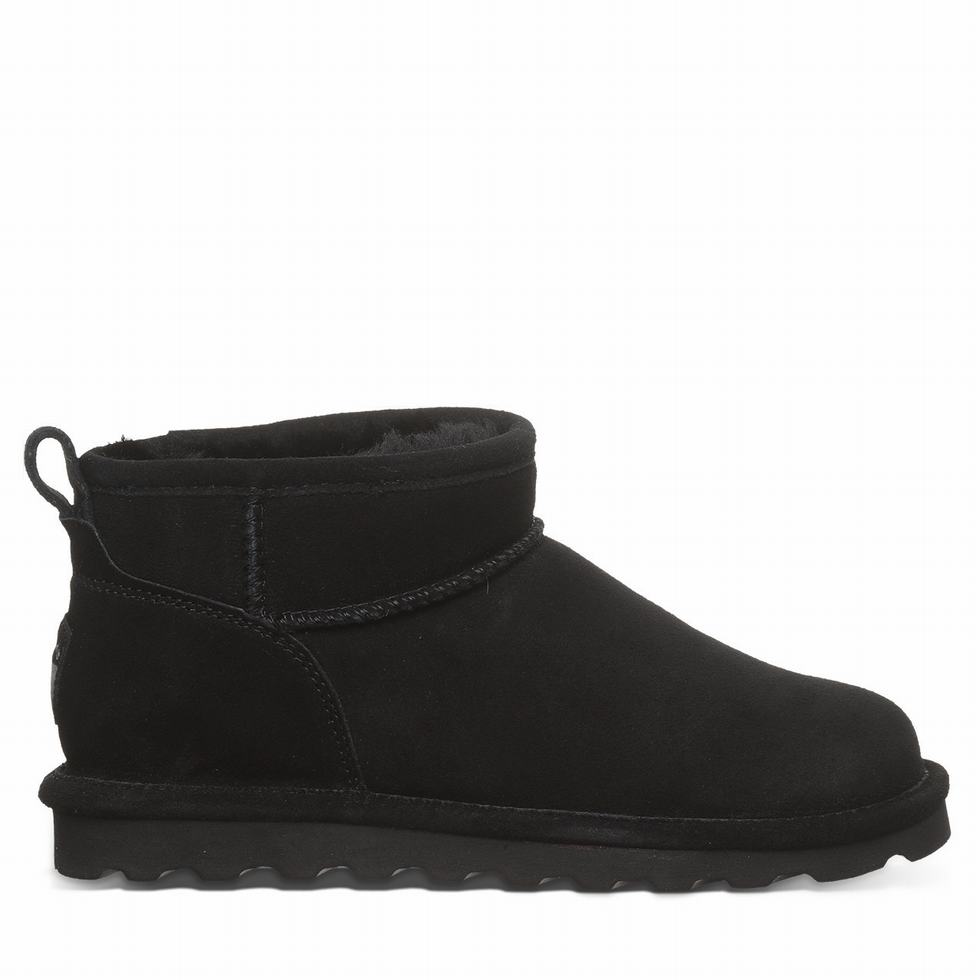 Bearpaw Shorty Wide Donna Stivali Nere | HGF1133GZ