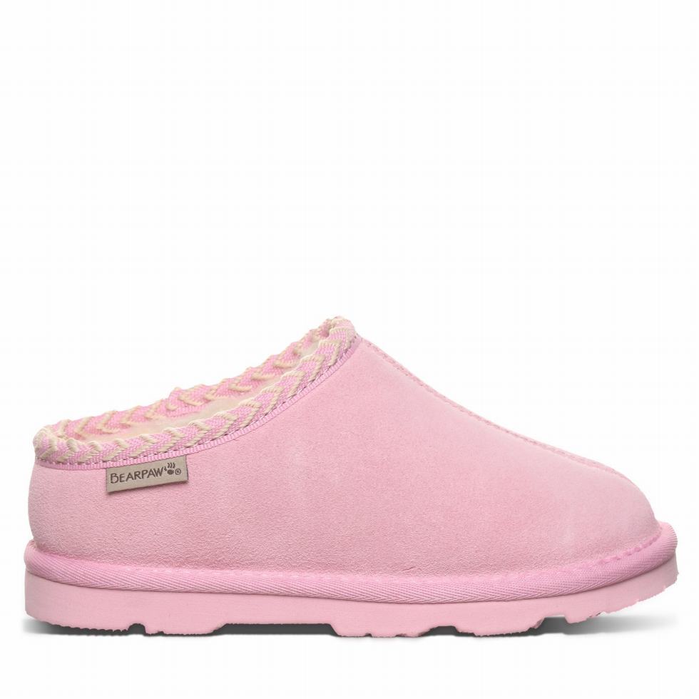 Bearpaw Tabitha Youth Bambino Pantofole Rosa | UII724DX